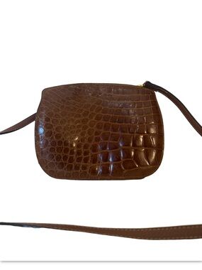 Loewe Croc-EmbossedCrossbody Bag